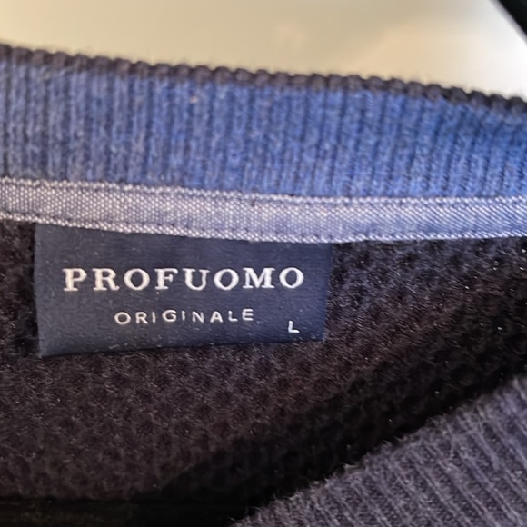 Profuomo 0riginale Men’s Crew Neck Sweater Size L - Picture 2 of 4